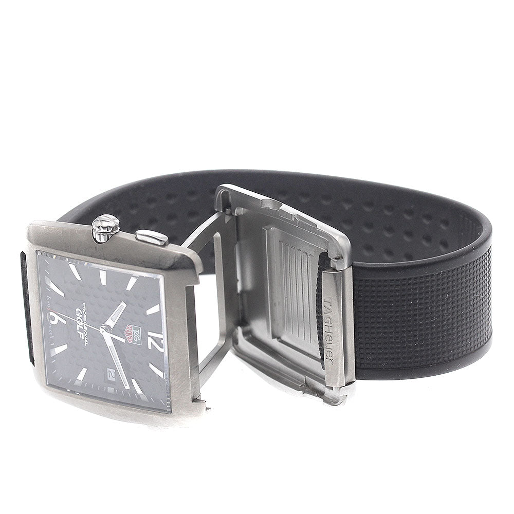 TAG HEUER Professional Sports Golf WAE1111-0 Tiger woods Quartz Men's_945741