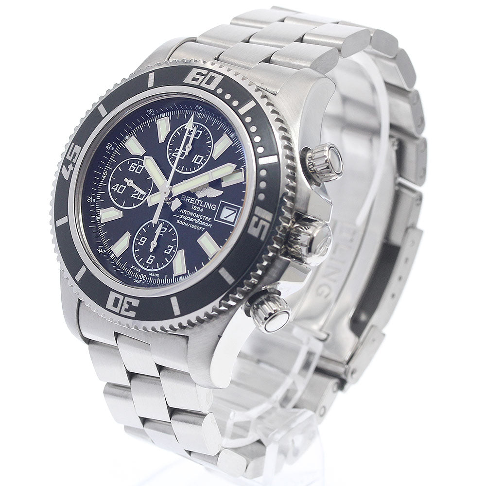 BREITLING Super Ocean A13341 Chronograph black Dial Automatic Men's Watch_945777