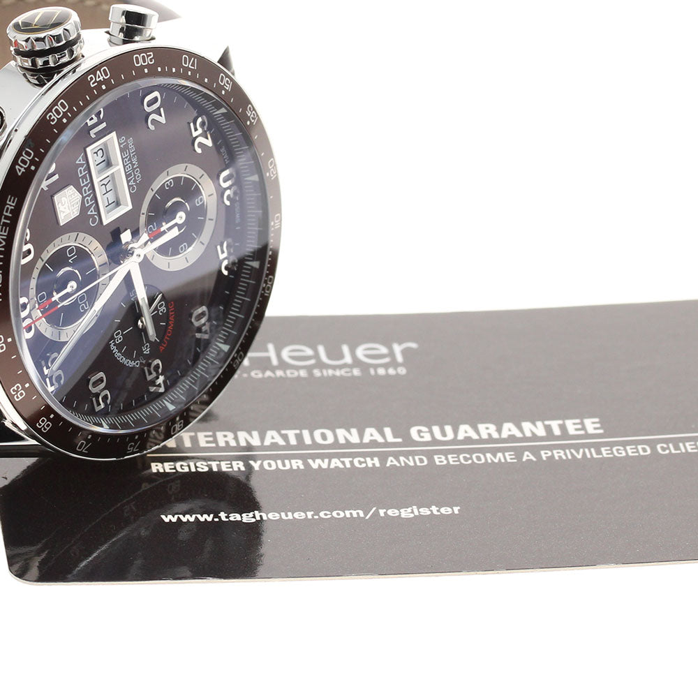TAG HEUER Carrera CV2A12 Chronograph day date Brown Dial Automatic Men's Watch_945790