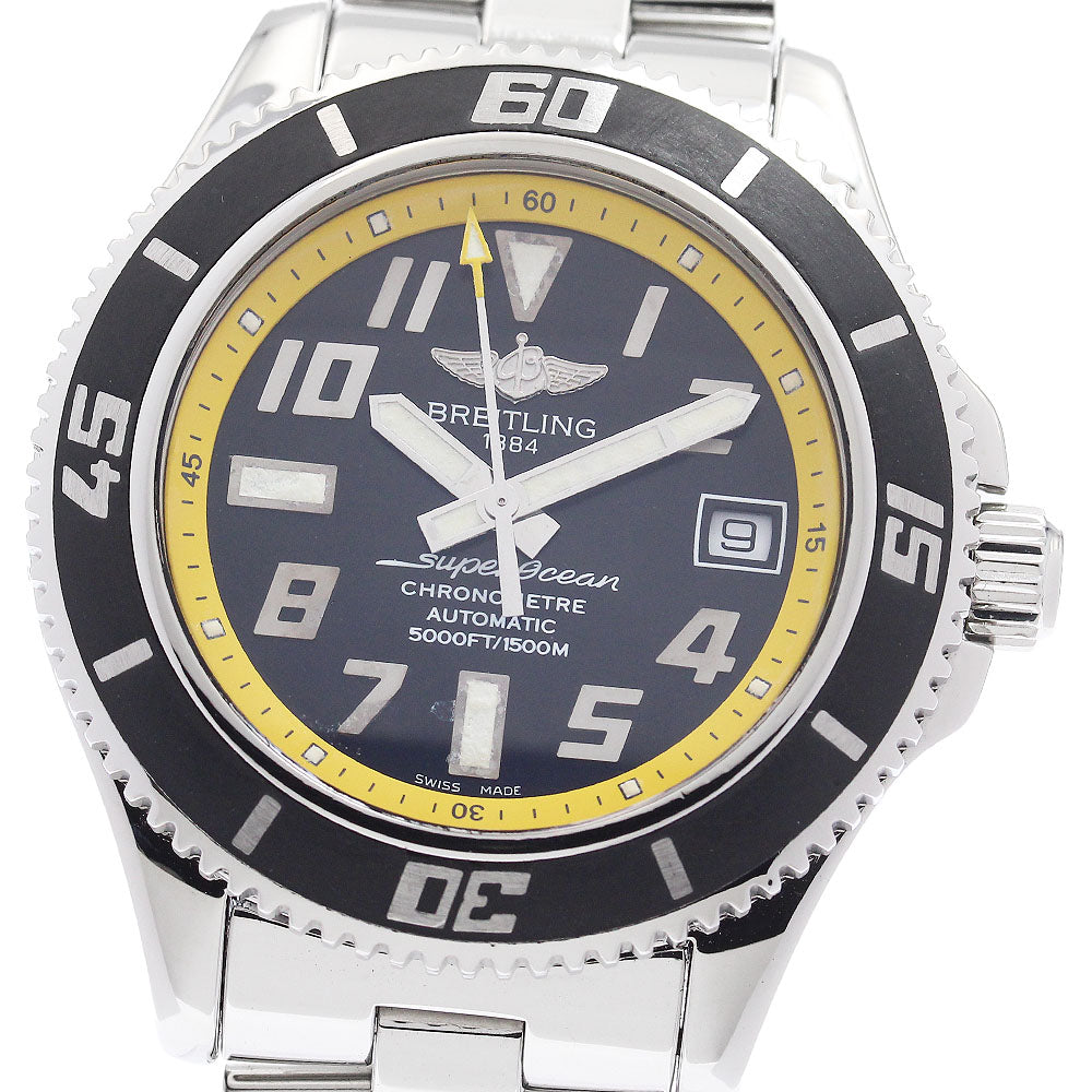BREITLING Super Ocean 42 A17364 Date black Dial Automatic Men's Watch_945791