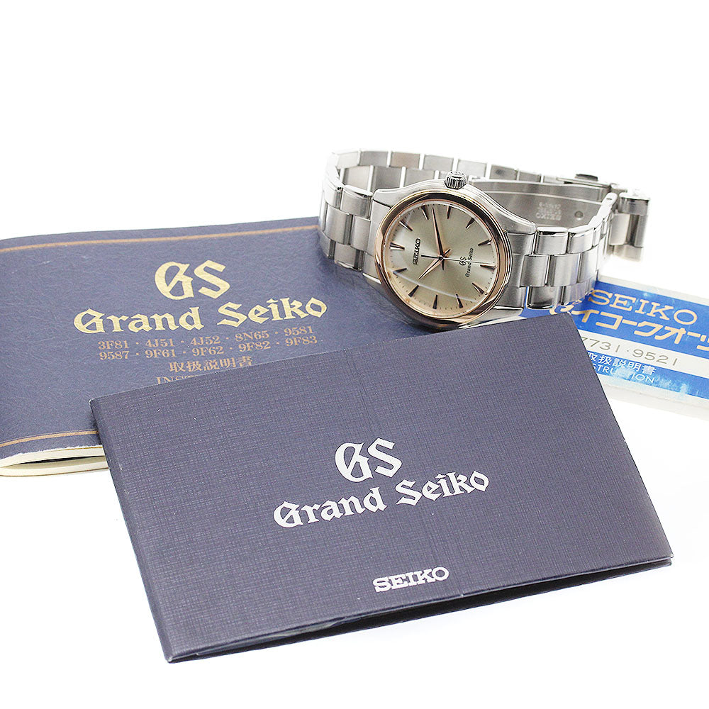 SEIKO Grand Seiko SBGX004/9F61-0A20 K18PGBezel Silver Dial Quartz Men's_945804