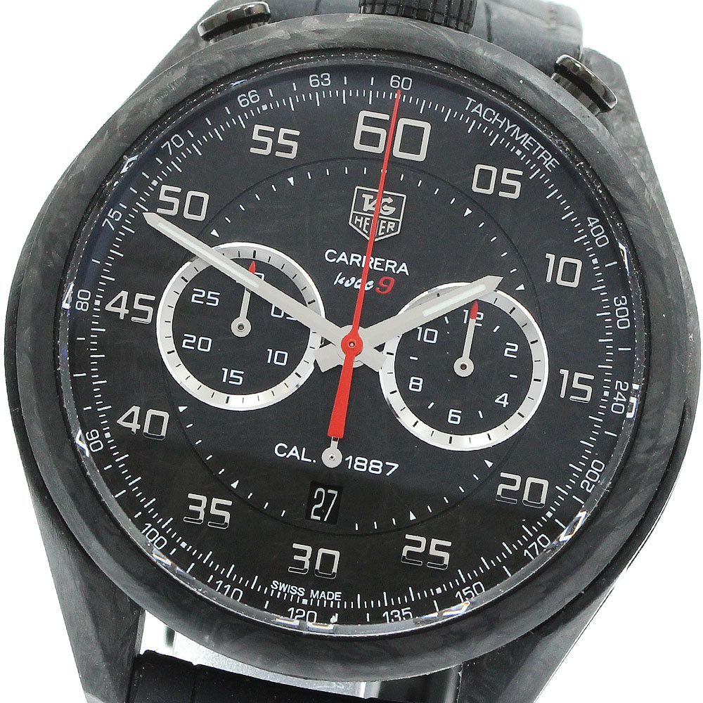 TAG HEUER Carrera CMC Carbon kode9 Limited CAR2C91.FC6341 Chronograph Date black Dial Automatic Men's Watch_945830