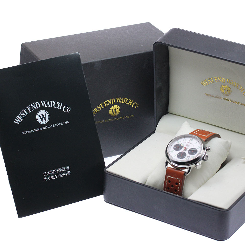 WEST END WATCH Co WE.SM.42.WH.L Chronograph White / black Dial AT Men's_945841