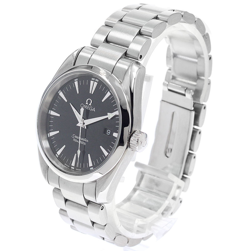 OMEGA Seamaster Aqua Terra 2518.50 Date black Dial Quartz Boy's Watch_945845