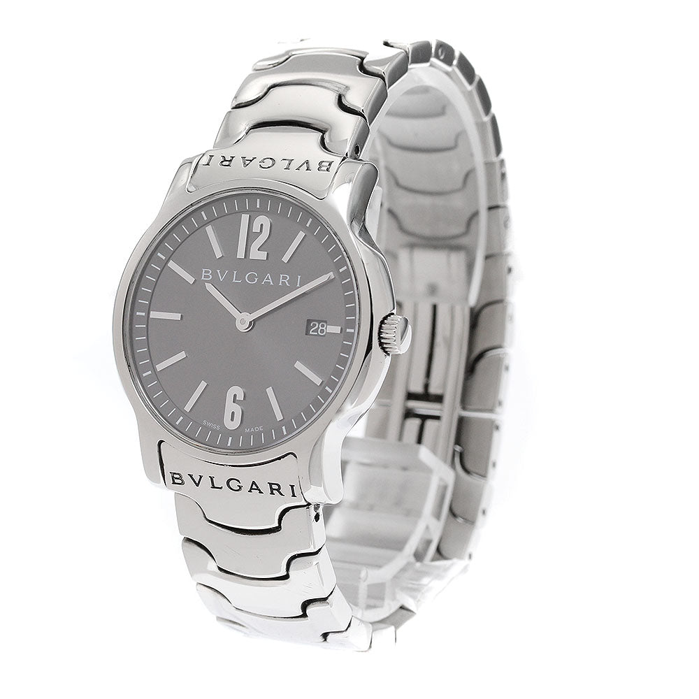 BVLGARI Solo tempo ST35S Date Gray Dial Quartz Men's Watch_945850