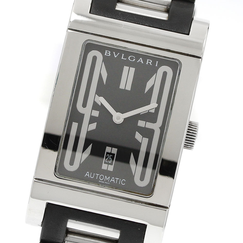 BVLGARI Rettangolo RT45S Date black Dial Automatic Men's Watch_945864