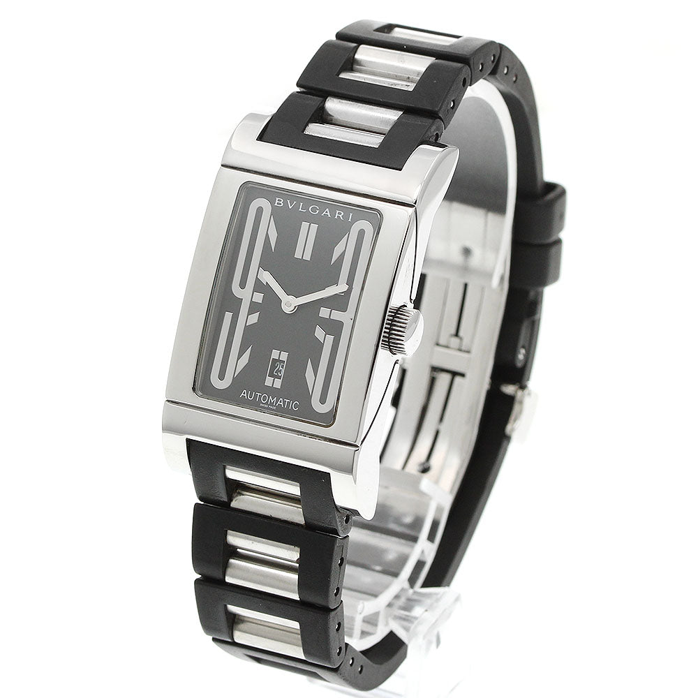 BVLGARI Rettangolo RT45S Date black Dial Automatic Men's Watch_945864