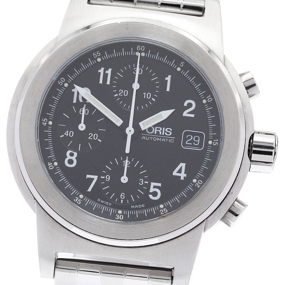 ORIS Big crown 7511 Date Chronograph black Dial Automatic Men's Watch_945871