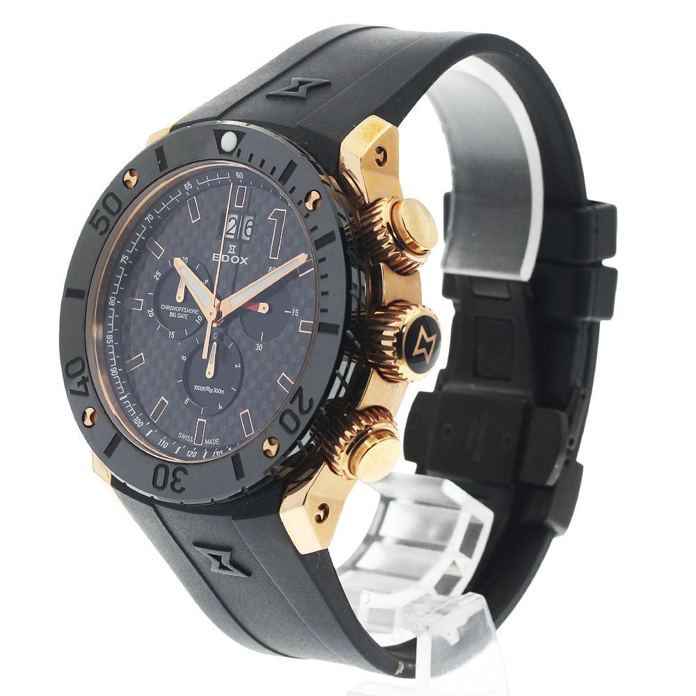 EDOX Chrono Offshore 1 10020-37R-NIR Chronograph Big Date Quartz Men's_945873