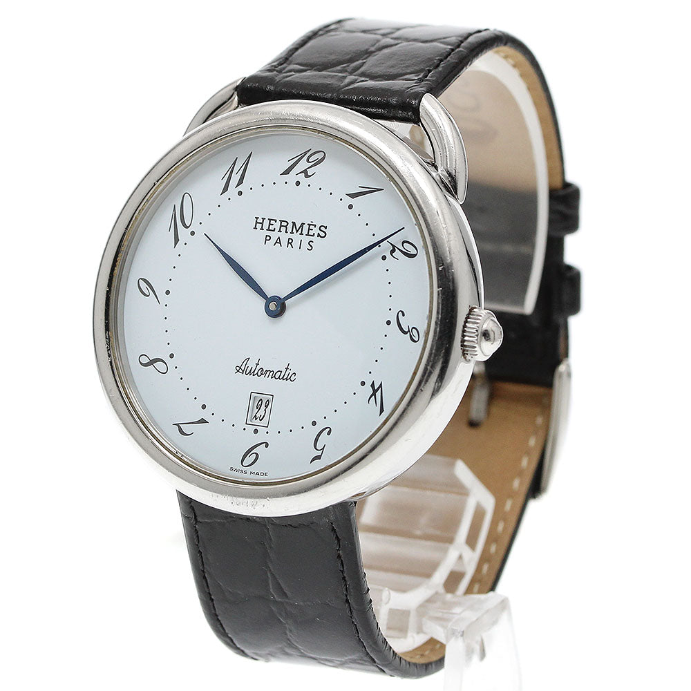 HERMES Arceau AR4.810 Date white Dial Automatic Men's Watch_945884