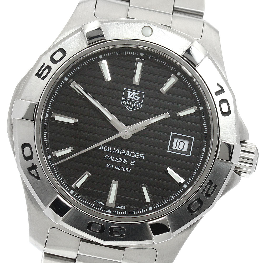 TAG HEUER Aqua racer WAP2010.BA0830 Date black Dial Automatic Men's Watch_945886