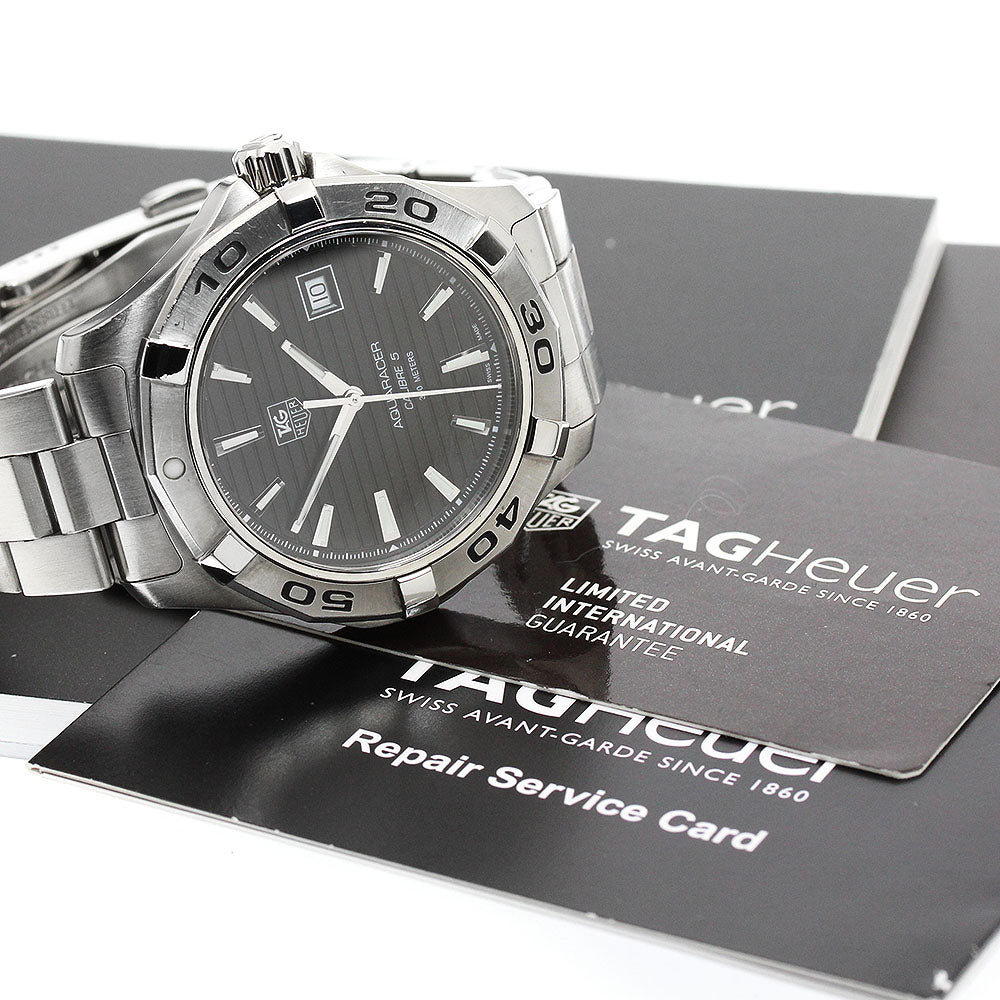 TAG HEUER Aqua racer WAP2010.BA0830 Date black Dial Automatic Men's Watch_945886