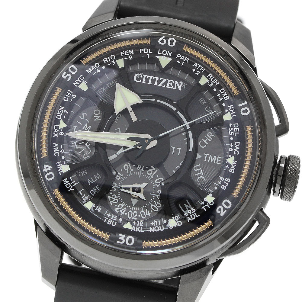 CITIZEN Satellite wave CC7005-16G/F990-T024611 GPS Solar Powered Men's_945891