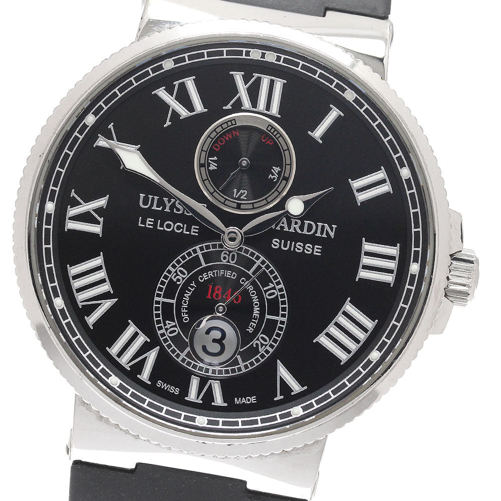 Ulysse Nardin Maxi Marine 263-67 Date black Dial Automatic Men's Watch_945933