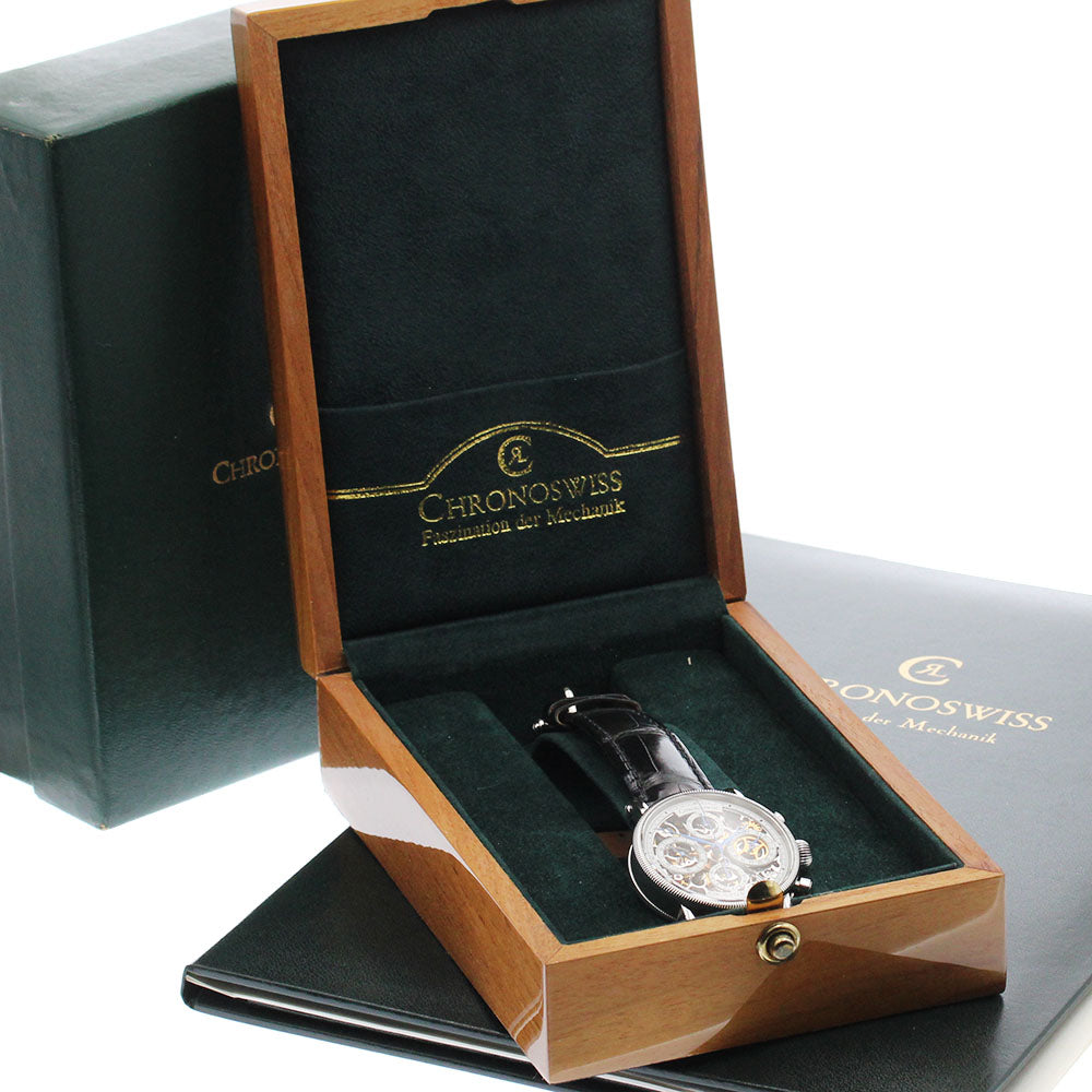 Chronoswiss Opus CH7523S Date Chronograph skeleton Dial Automatic Men's Watch_945934