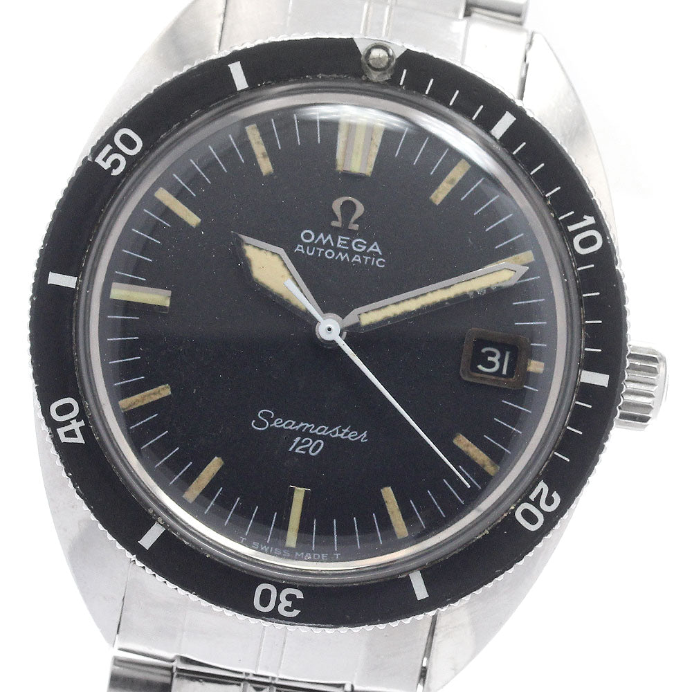 OMEGA Seamaster120 166.027 Vintage Cal.563 black Dial Automatic Men's_945955