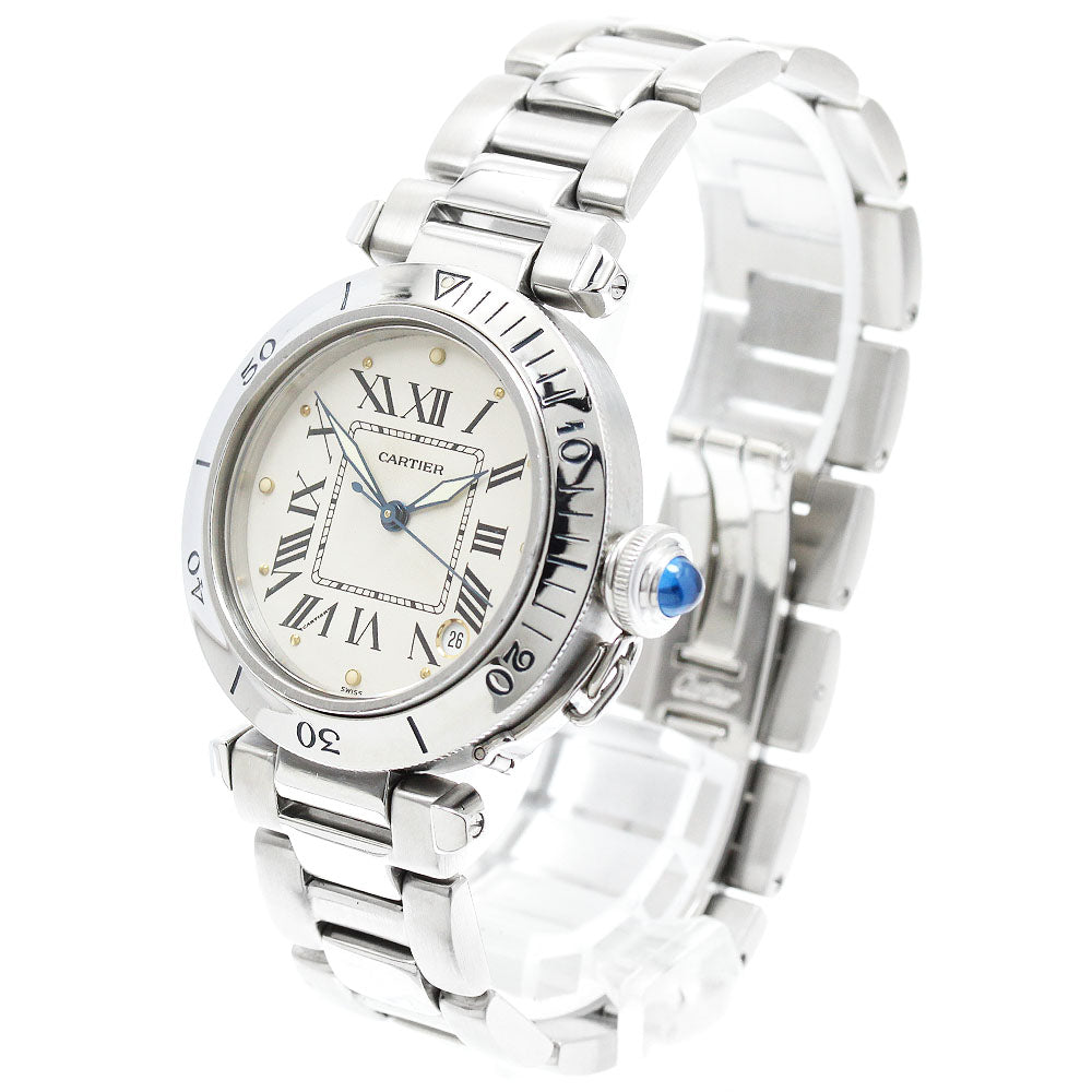 CARTIER Pasha C W3100255 Date beige Dial Automatic Men's Watch_945959