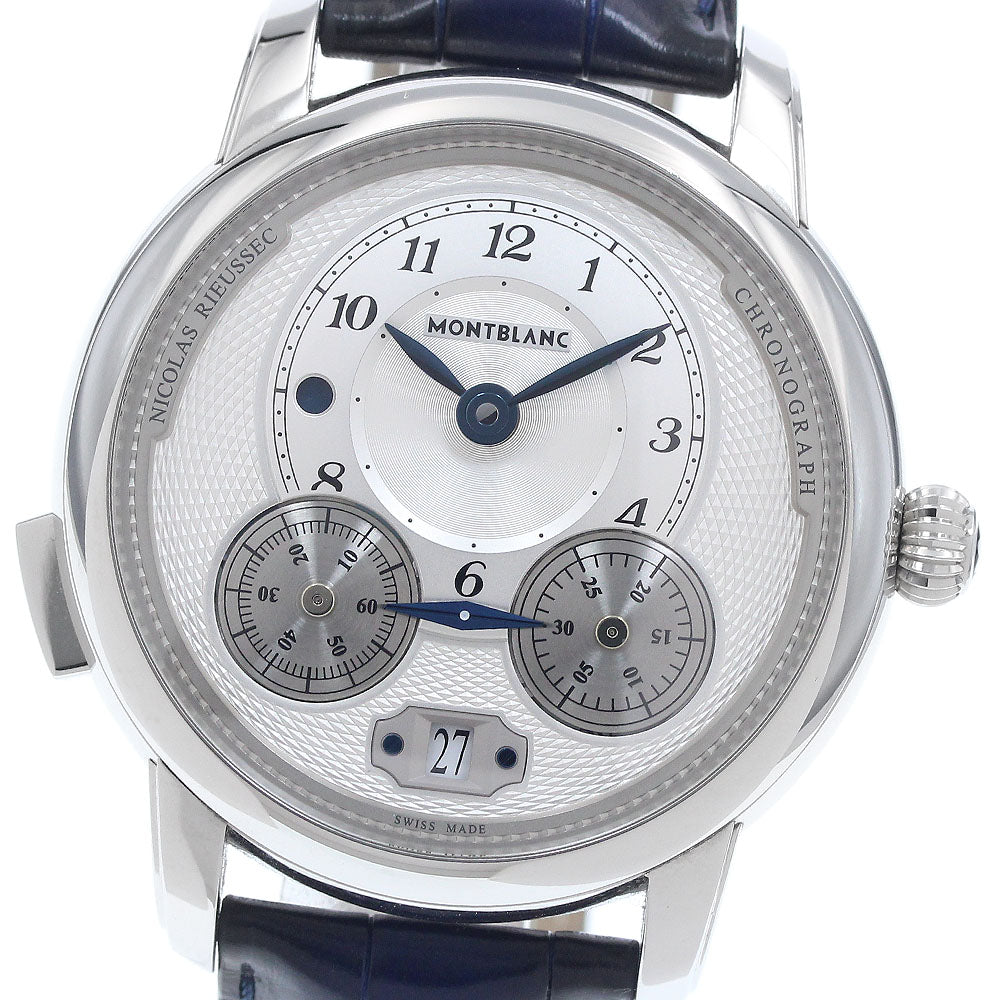 MONTBLANC Star Legacy Nicolas Rieussec 118537 Chronograph Silver Dial Automatic Men's Watch_945969