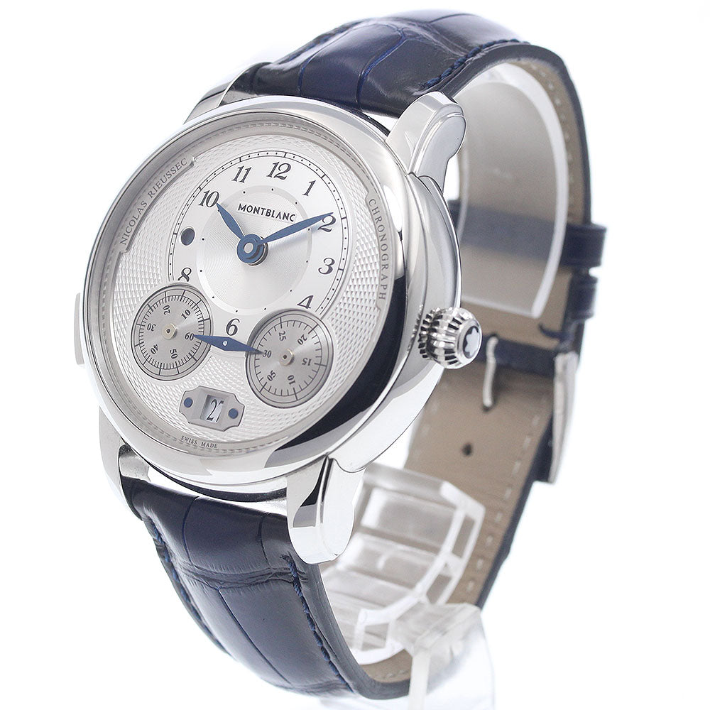 MONTBLANC Star Legacy Nicolas Rieussec 118537 Chronograph Silver Dial Automatic Men's Watch_945969
