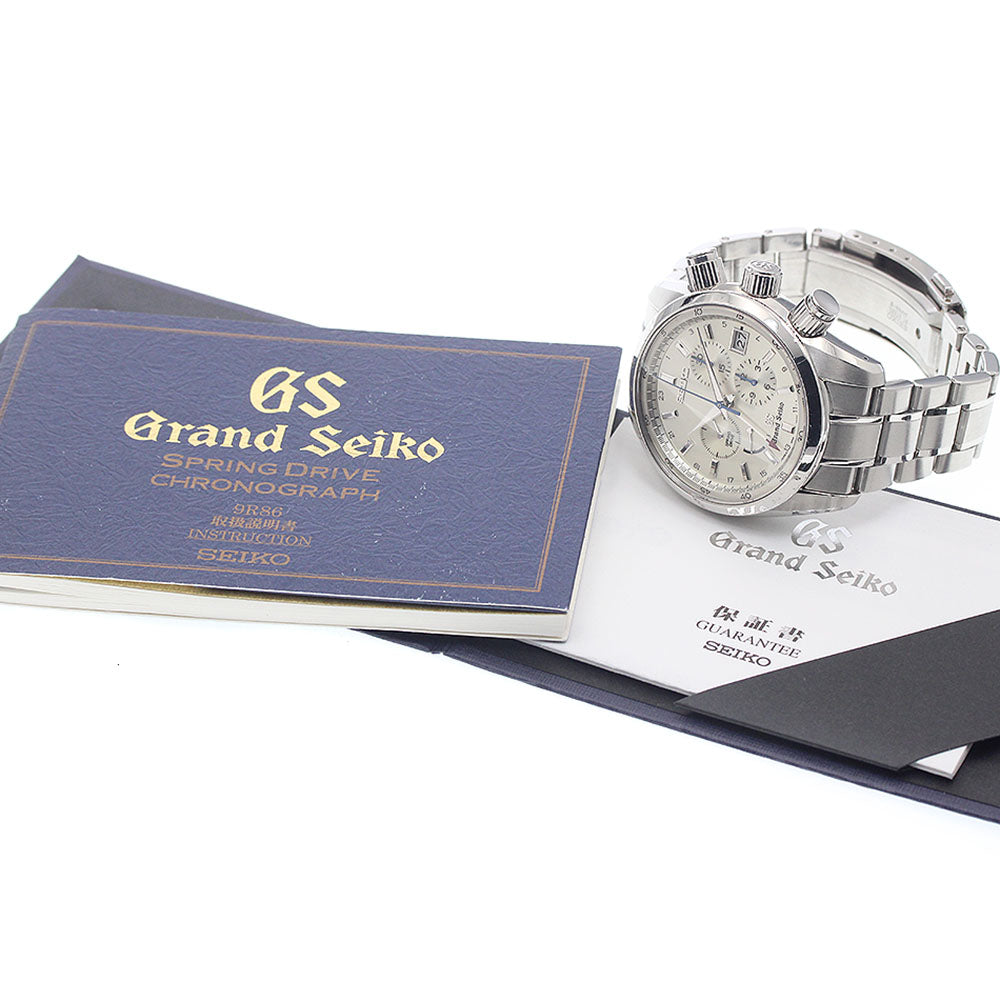 SEIKO Grand Seiko SBGC001/9R86-0AA0 Chronograph Spring drive Men's Watch_945972