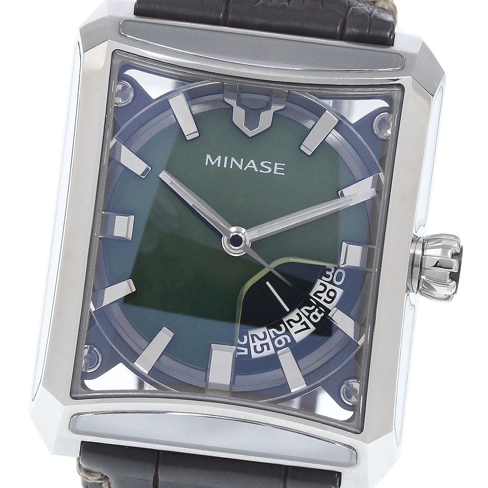 MINASE Seven Windows VM15-LDBYGR-SSD Date green Dial Automatic Men's Watch_945981