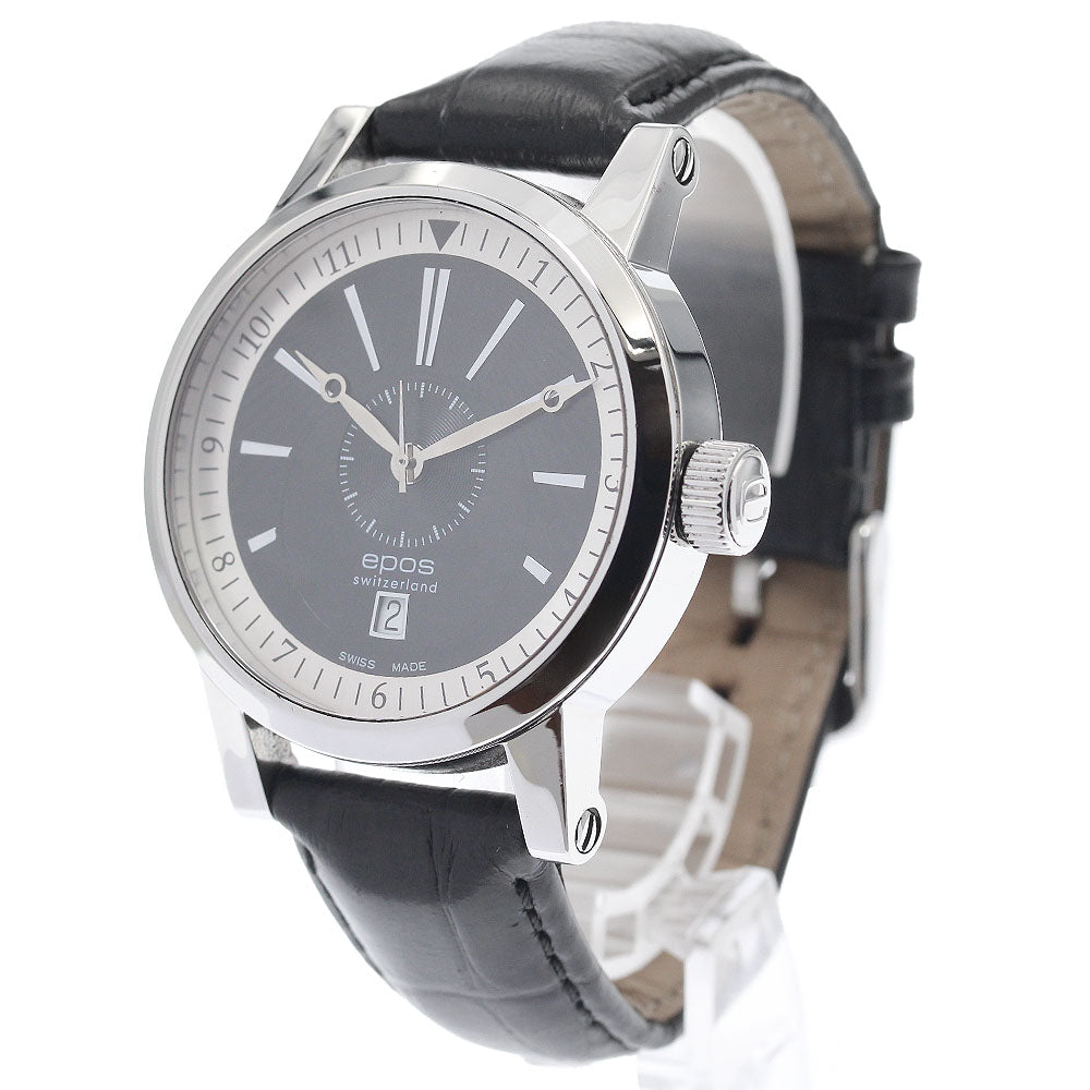 EPOS Sophisticated 3386 Small Second Date black Dial Automatic Men's Watch_946546