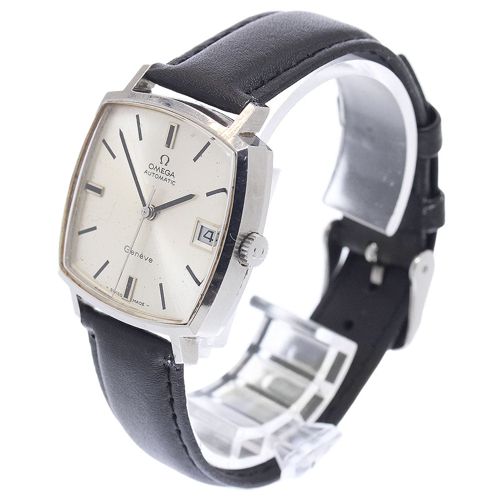 OMEGA Geneve 162.010 Square Date Cal.565 Silver Dial Automatic Men's_946553