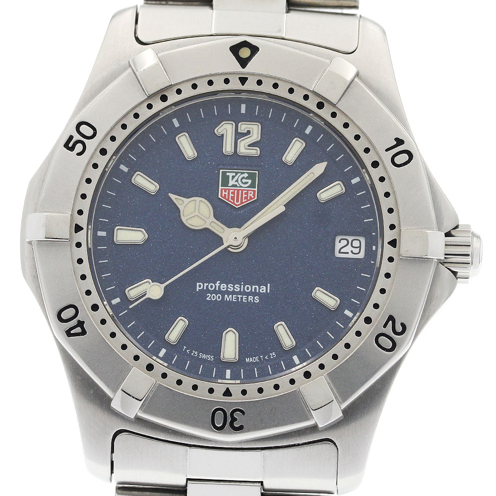 TAG HEUER Professional 200M WK1113 Date blue Dial Quartz Men's Watch_946555