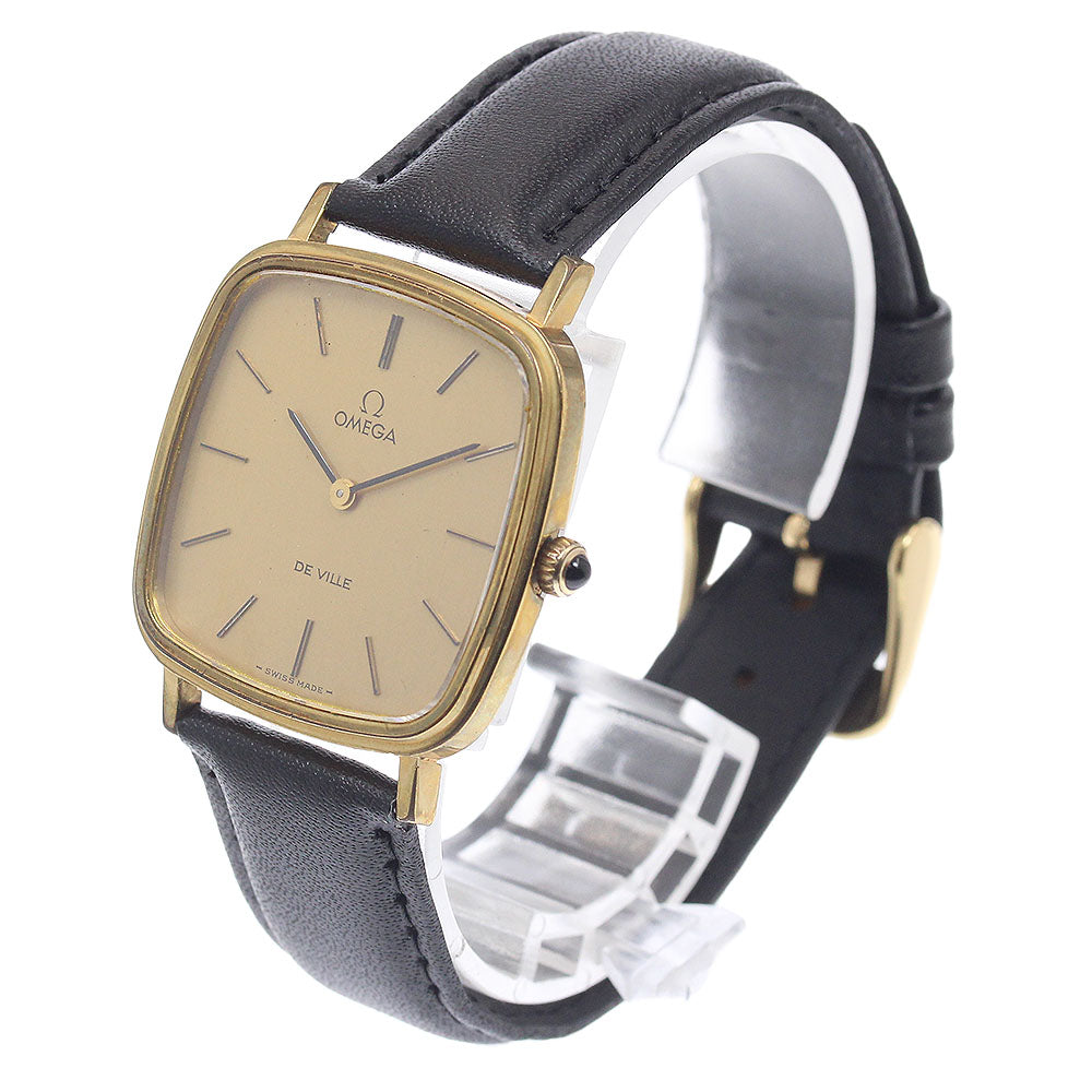 OMEGA De Ville Cal.625 111.0118 Square gold Dial Hand Winding Men's Watch_946556