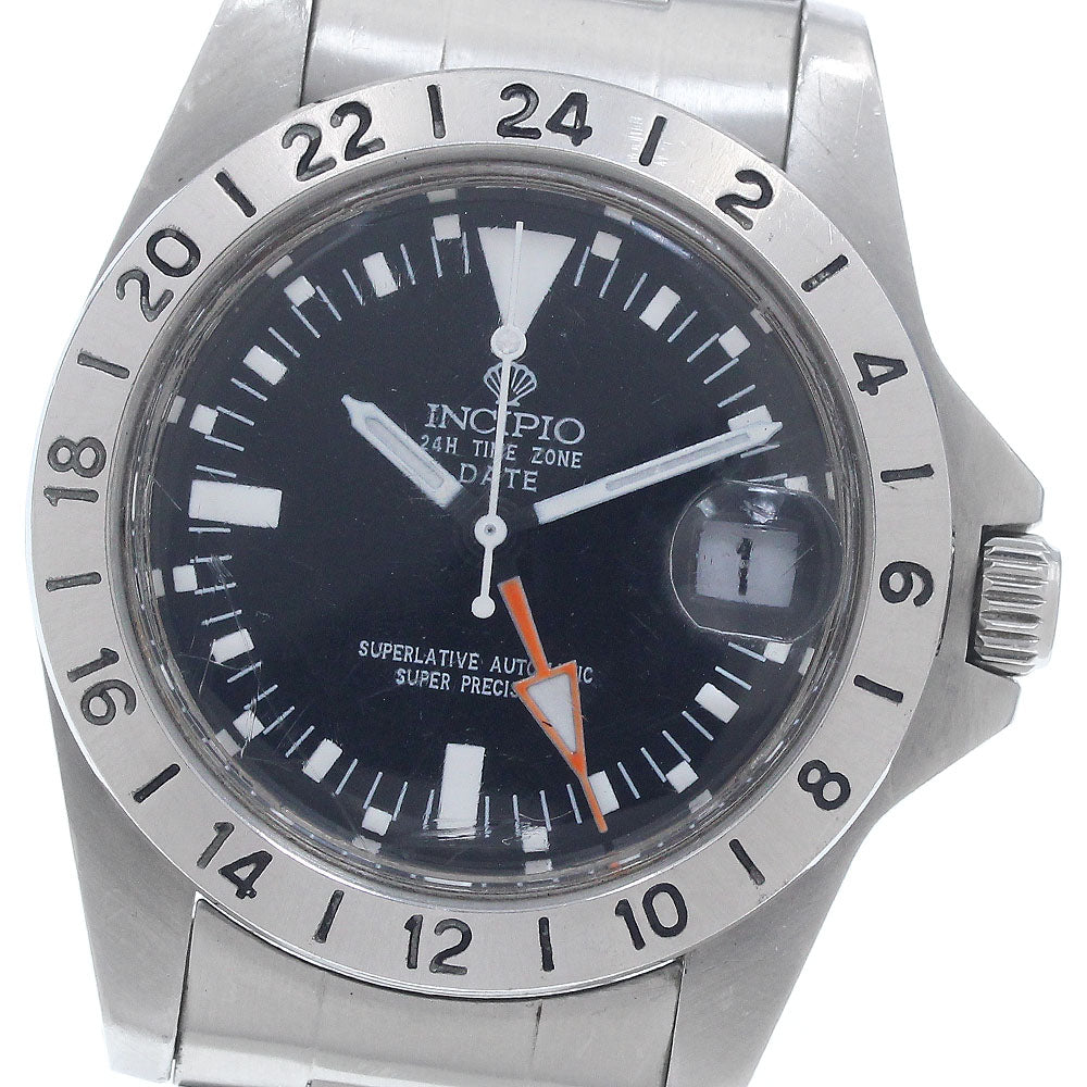INCIPIO Incipio 9 EX2 Type GMT Date black Dial Automatic Men's Watch_946558
