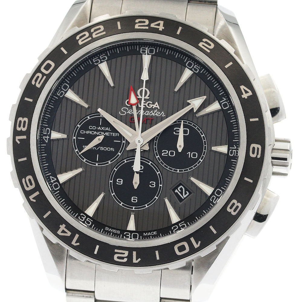 OMEGA Seamaster Aqua Terra 231.10.44.52.06.001 GMT chronograph AT Men's_946565
