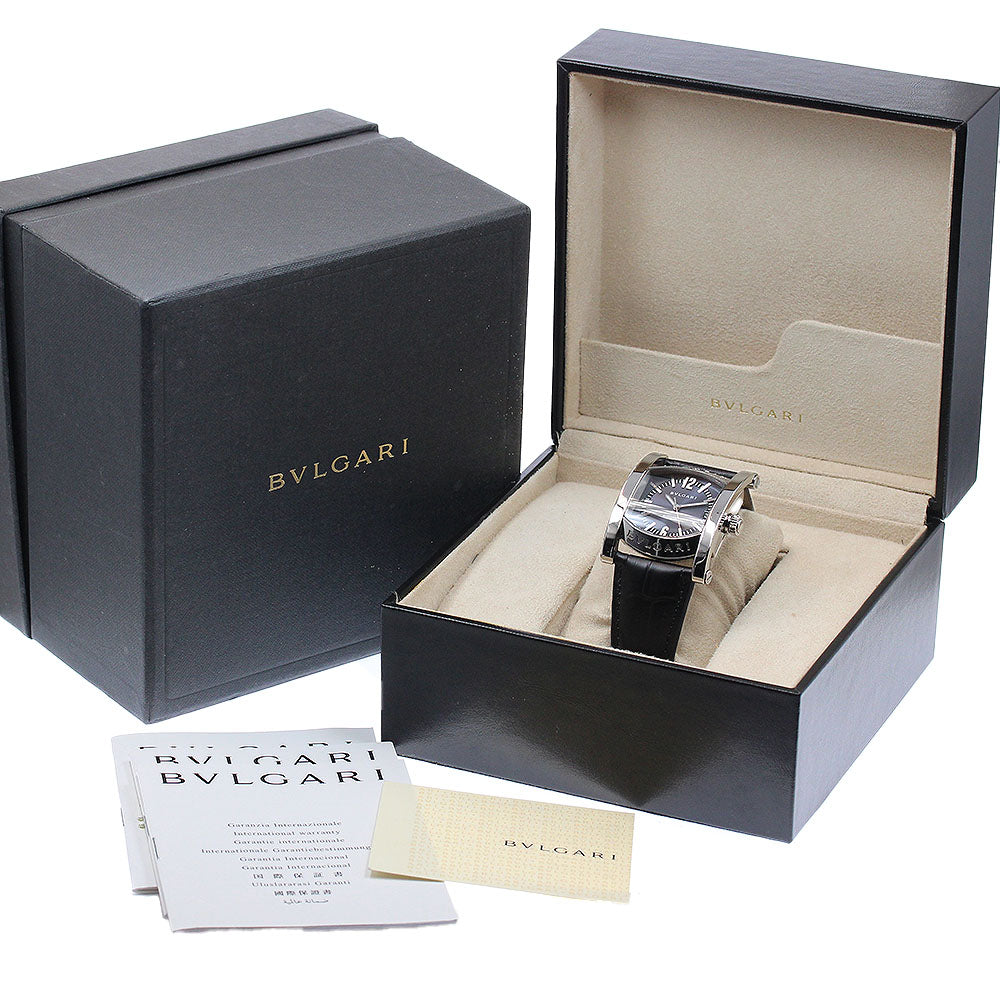 BVLGARI Assioma AA44S Date Navy Dial Automatic Men's Watch_946576