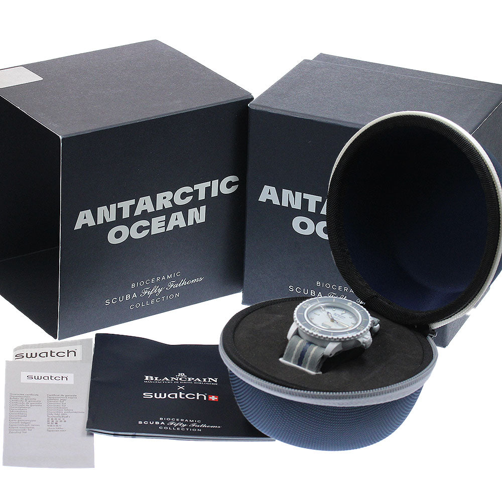 Swatch Blancpain Fifty Fathoms x Swatch SO35S100 Automatic Men's Watch_946584