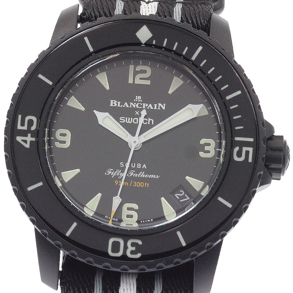 Blancpain Swatch x Blancpain SO35B400 Ocean of Storms AT Men's Watch_946597