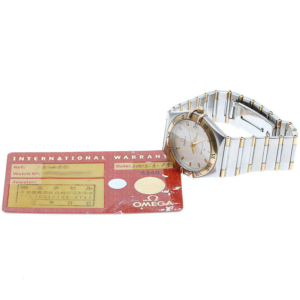 OMEGA Constellation 1312.30 Date Half bar Silver Dial Quartz Men's Watch_946603