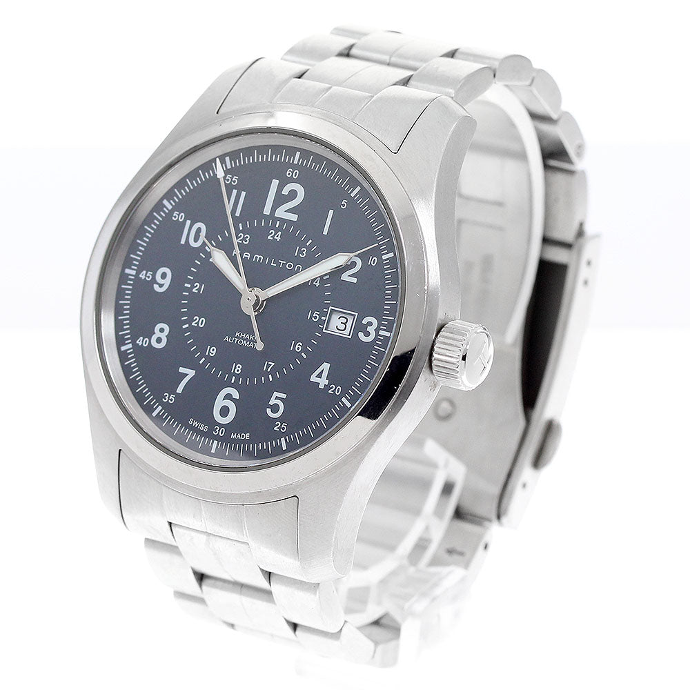 HAMILTON Khaki field H706050 Date Navy Dial Automatic Men's Watch_946606