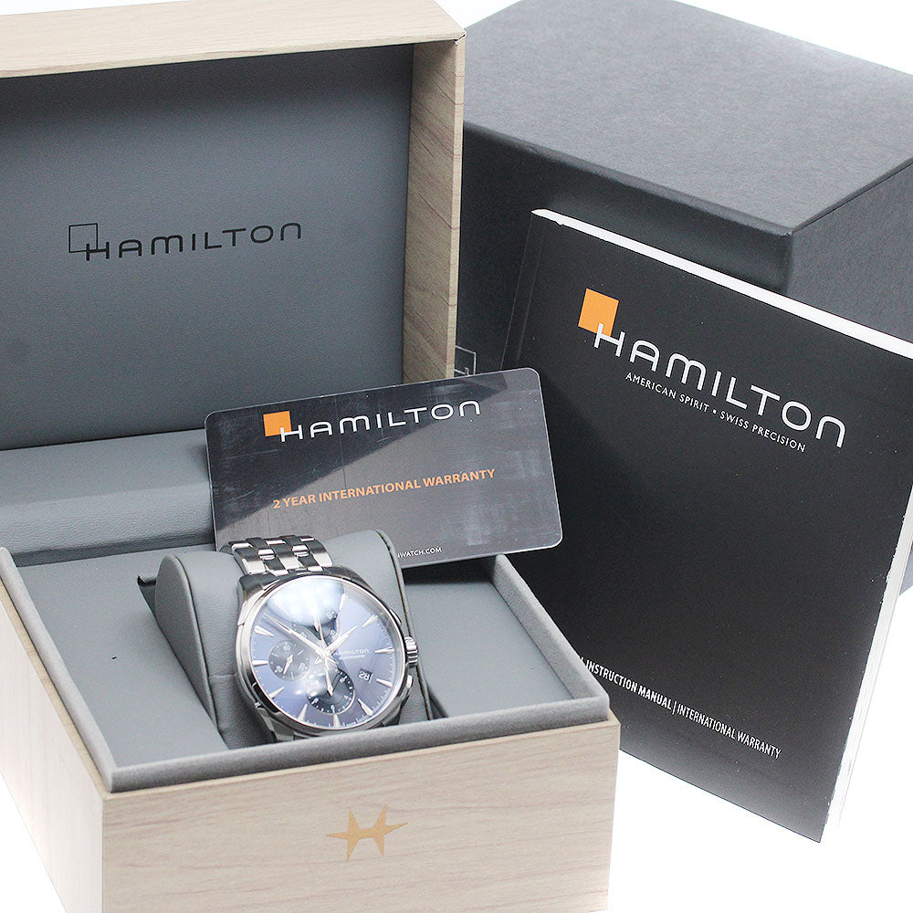 HAMILTON Jazz master H325860 Chronograph Navy Dial Automatic Men's Watch_946609