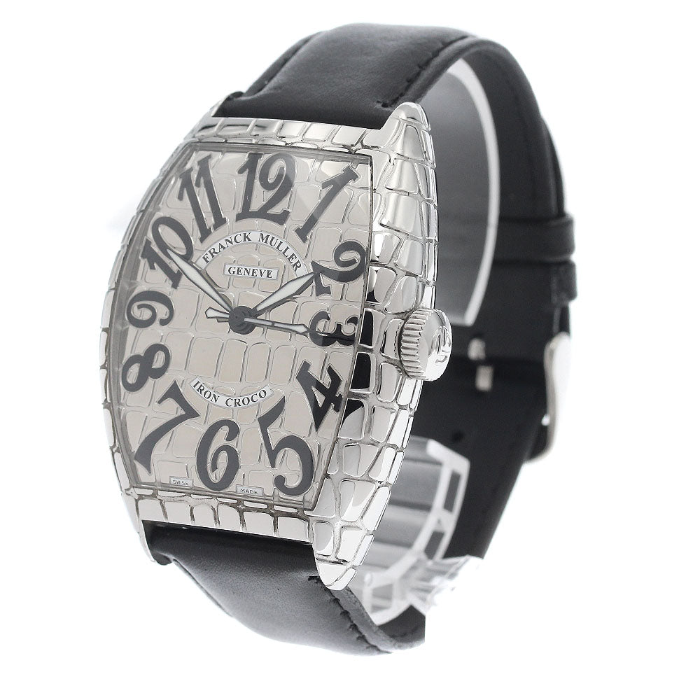 FRANCK MULLER Tonneau Curvex Iron Croc 8880SCIRONCRO Automatic Men's _946614