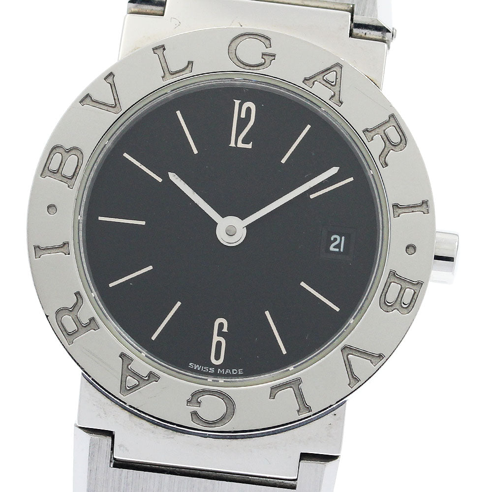 BVLGARI BVLGARIBVLGARI BB26SS Date Black Dial Quartz Ladies Watch_946619