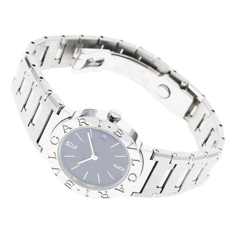 BVLGARI BVLGARIBVLGARI BB26SS Date Black Dial Quartz Ladies Watch_946619