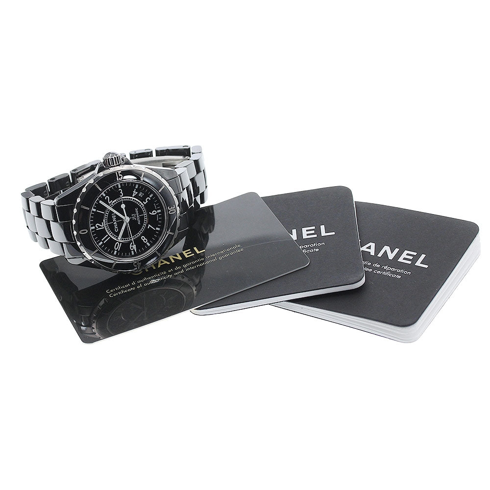 CHANEL J12 H0685 Black Ceramic 38MM Date black Dial Automatic Men's Watch_946621
