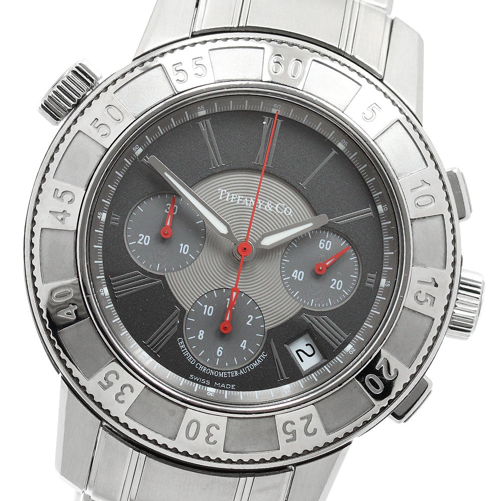 TIFFANY&Co. Mark T-57 Chronograph Date gray Dial Automatic Men's Watch_946633