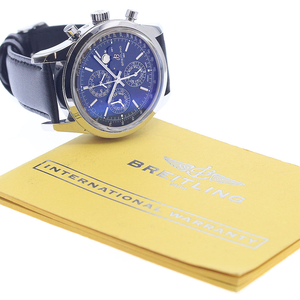 BREITLING Transocean A19310 Chronograph black Dial Automatic Men's Watch_946636