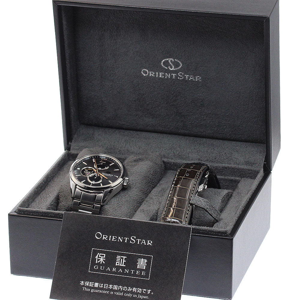 ORIENT Orient Star M34 F7 Semi-skeleton RK-BY0006A Power reserve Black shell Dial Automatic Men's Watch_946647