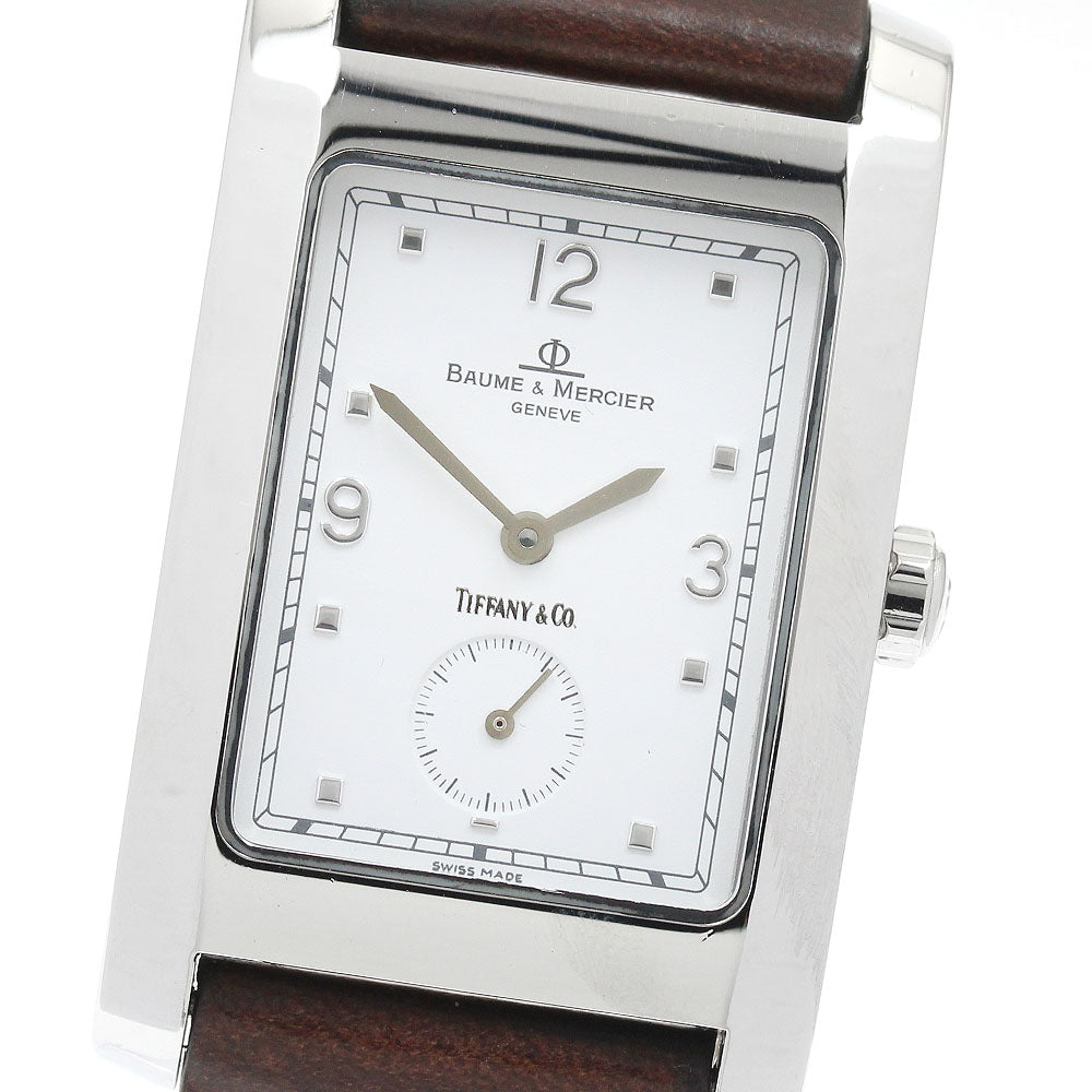 Baume & Mercier Hampton MV045063 Small seconds white Dial Quartz Men's_946654
