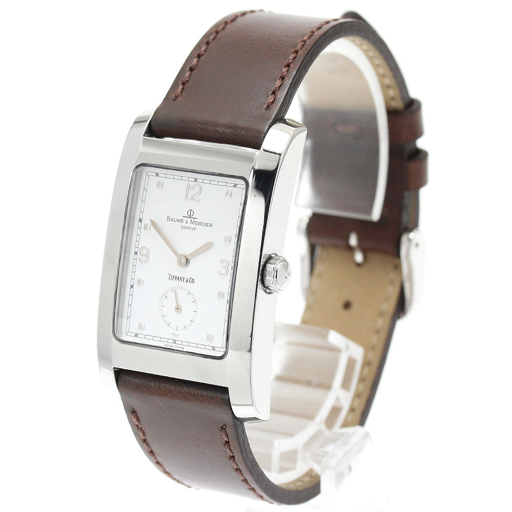 Baume & Mercier Hampton MV045063 Small seconds white Dial Quartz Men's_946654