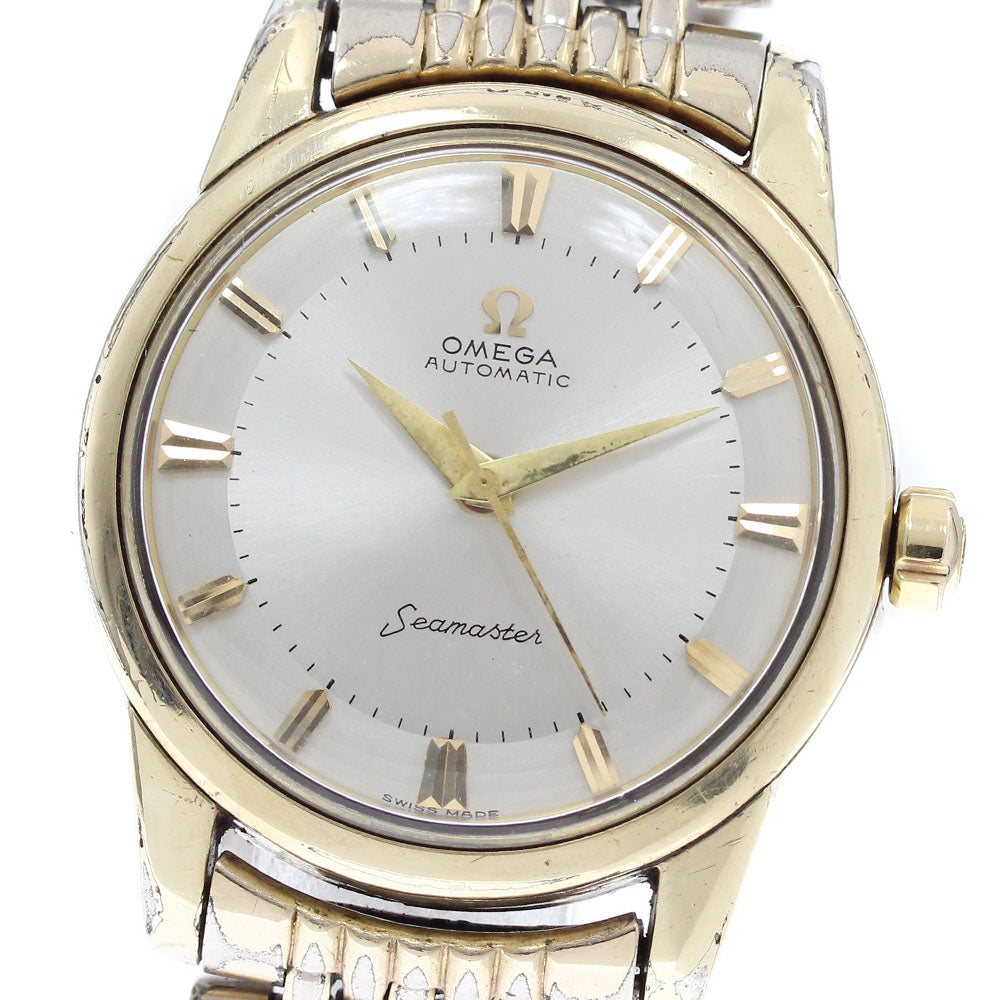 OMEGA Seamaster 2846-2848 cal.501 Rice Bracelet Silver Dial AT Men's_946656