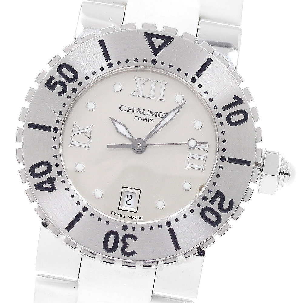 Chaumet Class one 622B Date white Dial Quartz Boy's Watch_946683