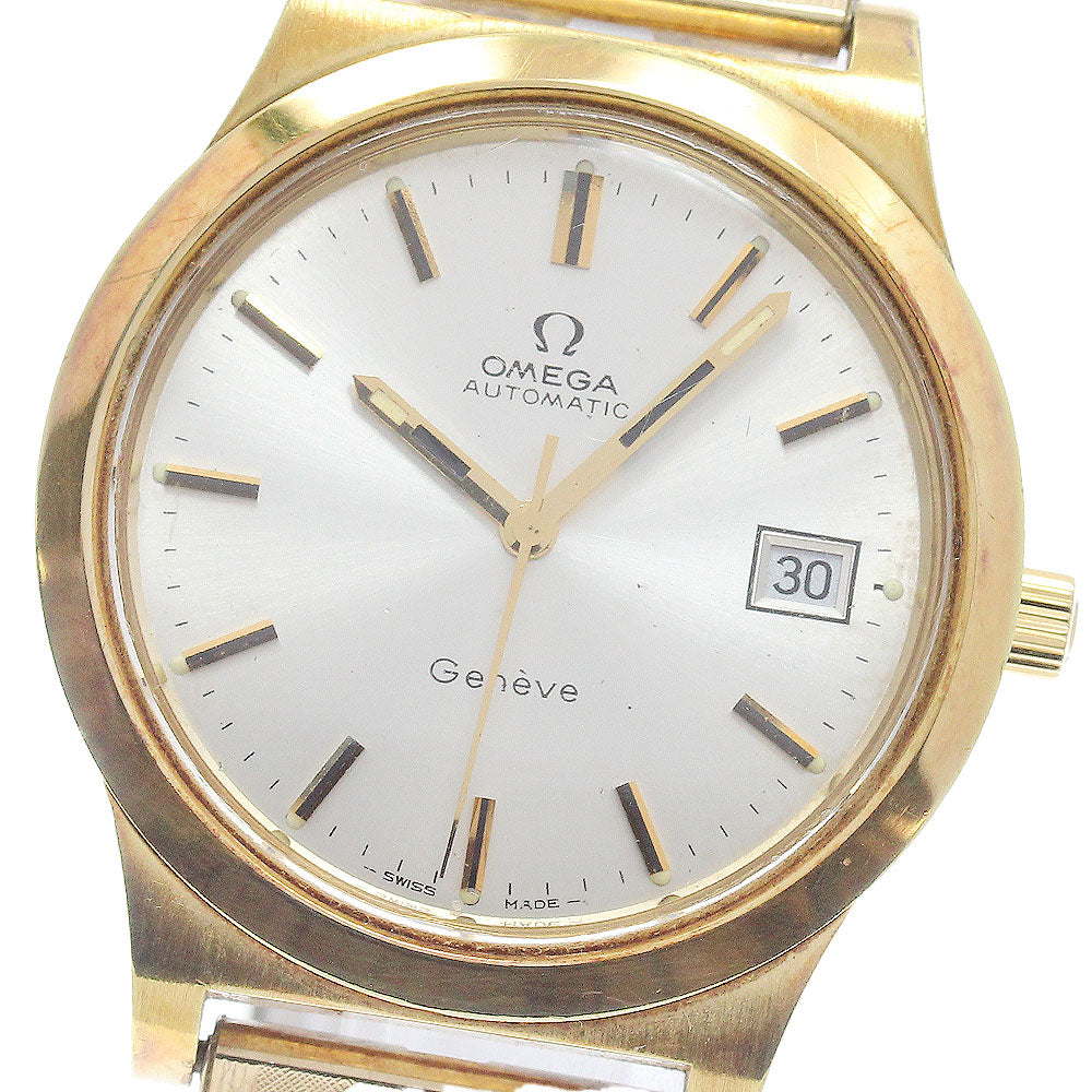 OMEGA Geneve 166.0168 Date Cal.1012 Silver Dial Automatic Men's Watch_946698