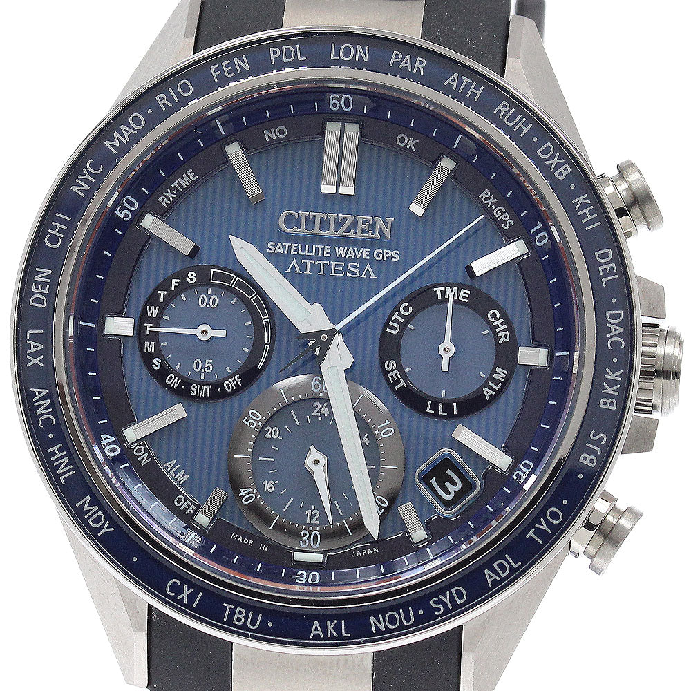 CITIZEN Attesa ACT Line CC4050-18L/F950-0029S02 Solar Powered Radio Men's_946703